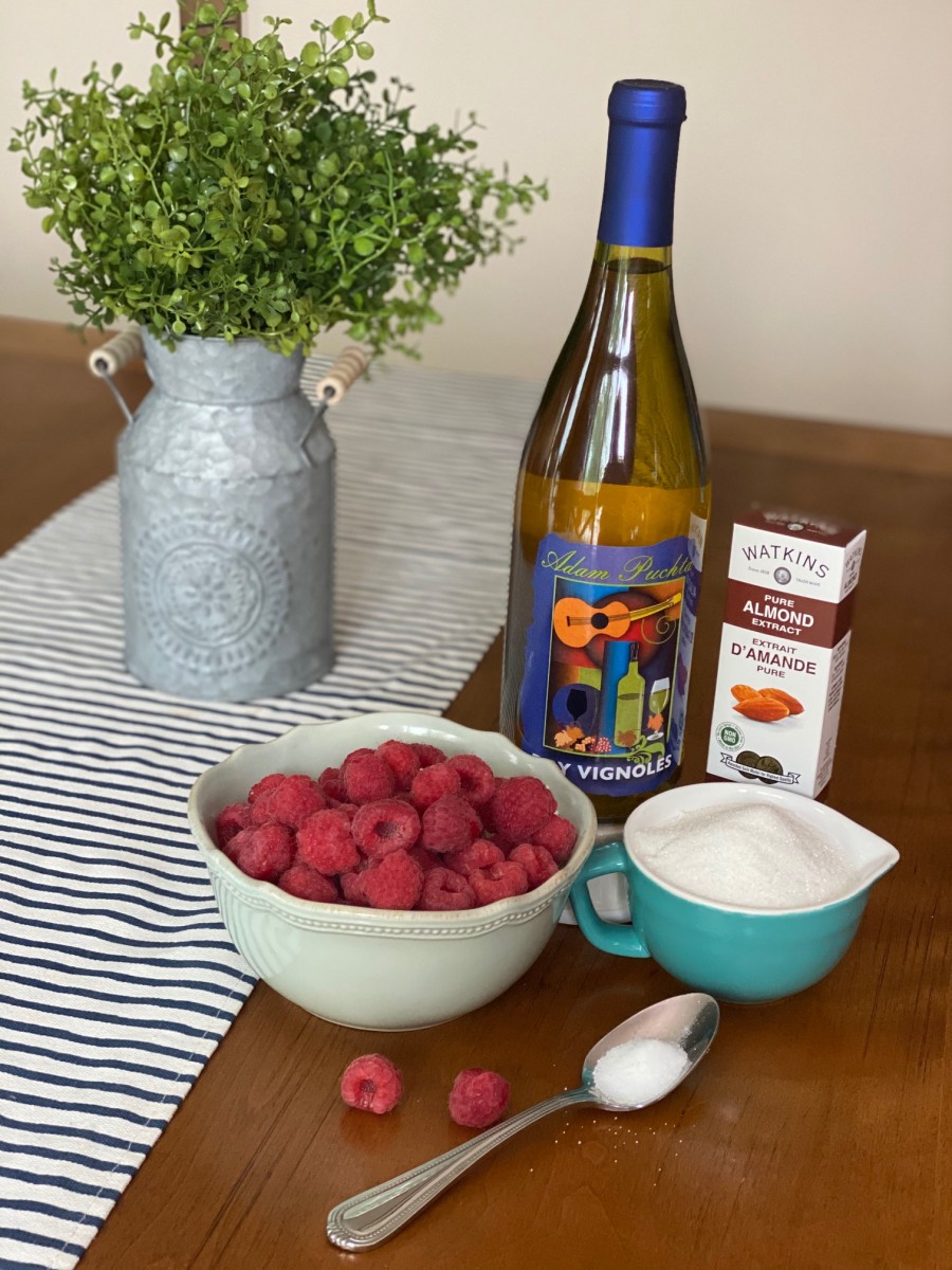 5 Ingredient Raspberry Sorbet MO Wines